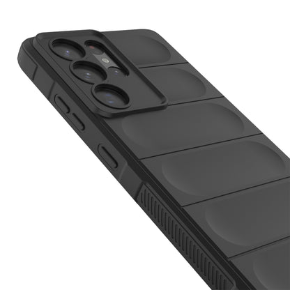 For Samsung Galaxy S21 Ultra  5G Magic Shield TPU + Flannel Phone Case(Black) - Galaxy S21 Ultra 5G Cases by buy2fix | Online Shopping UK | buy2fix