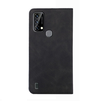 For Blackview A50 Skin Feel Magnetic Horizontal Flip Leather Phone Case(Black) - More Brand by buy2fix | Online Shopping UK | buy2fix