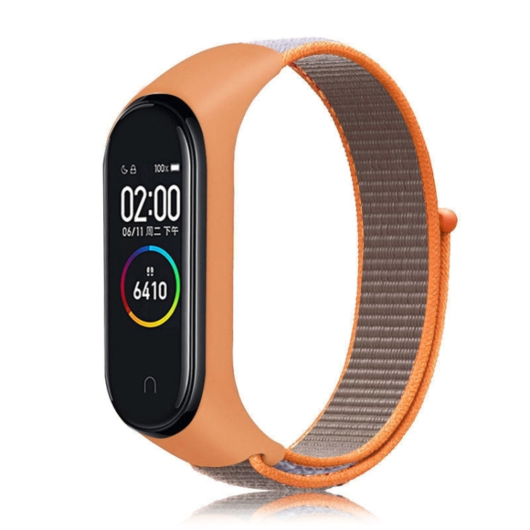For Xiaomi Mi Band 7 Nylon Weave Watch Band(Bright Orange) - Watch Bands by buy2fix | Online Shopping UK | buy2fix