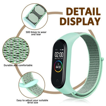 For Xiaomi Mi Band 7 Nylon Weave Watch Band(Bright Yellow) - Watch Bands by buy2fix | Online Shopping UK | buy2fix