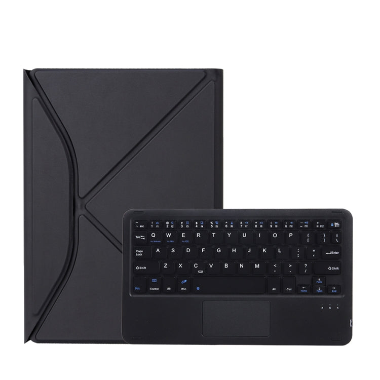 Z098B-A Pen Slot Touchpad Bluetooth Keyboard Leather Tablet Case For iPad Air 10.9 2022/2020(Black) - For iPad Air by buy2fix | Online Shopping UK | buy2fix