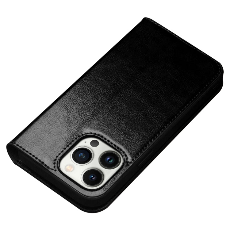 For iPhone 14 Pro Max QIALINO Horizontal Flip Leather Phone Case (Black) - iPhone 14 Pro Max Cases by QIALINO | Online Shopping UK | buy2fix