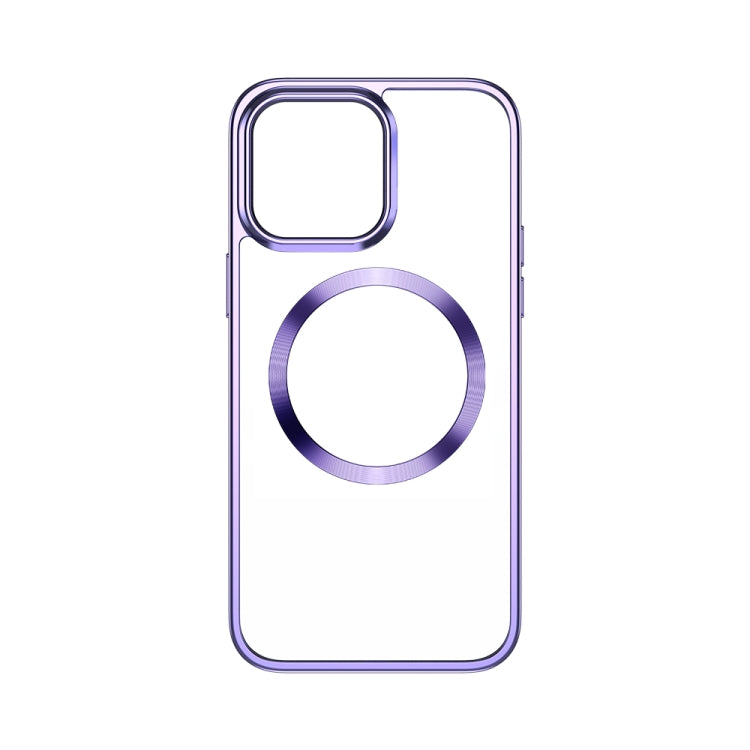 For iPhone 14 Pro TOTUDESIGN AA-188 Crystal Series TPU+PC MagSafe Case(Purple) - iPhone 14 Pro Cases by TOTUDESIGN | Online Shopping UK | buy2fix