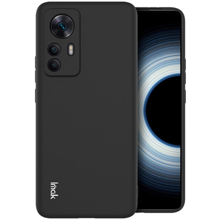 For Xiaomi Redmi K50 Ultra / 12T imak UC-3 Series Shockproof Frosted TPU Phone Case(Black) - Xiaomi Cases by imak | Online Shopping UK | buy2fix