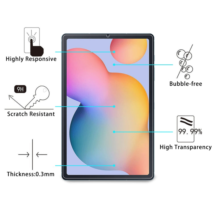 2 PCS 9H 0.3mm Explosion-proof Tempered Glass Film for Galaxy Tab S6 Lite P610 / P615 / S6 Lite 2024 - For Samsung Tab by buy2fix | Online Shopping UK | buy2fix