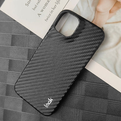 For iPhone 14 IMAK Ruiyi Series Carbon Fiber PU + PC Phone Case - iPhone 14 Cases by imak | Online Shopping UK | buy2fix