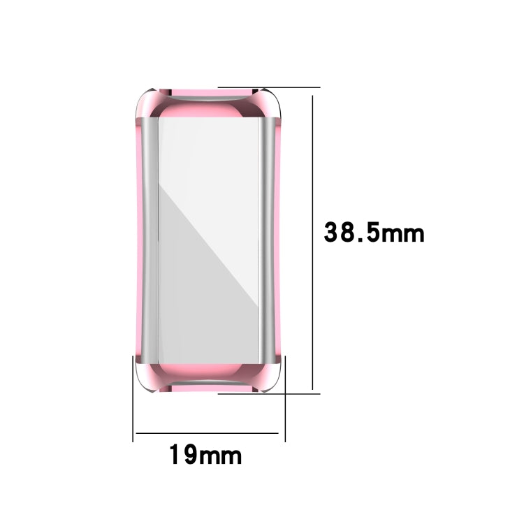 For Fitbit Inspire3 Full Coverage TPU Electroplating Watch Protective Case(Pink) - Watch Cases by buy2fix | Online Shopping UK | buy2fix