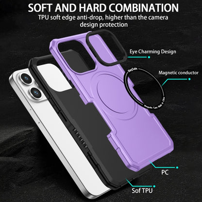 For iPhone 12 Pro MagSafe Shockproof Armor Phone Case(Purple) - iPhone 12 / 12 Pro Cases by buy2fix | Online Shopping UK | buy2fix