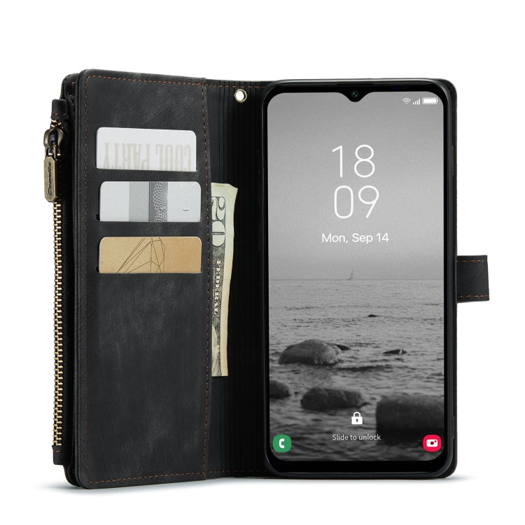 For Samsung Galaxy A14 5G CaseMe C30 Multifunctional Phone Leather Phone Case(Black) - Galaxy Phone Cases by CaseMe | Online Shopping UK | buy2fix