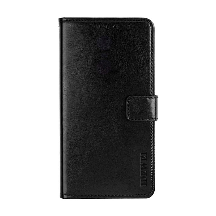 For Ulefone S8 Pro idewei  Crazy Horse Texture Horizontal Flip Leather Case with Holder & Card Slots & Wallet(Black) - Ulefone Cases by idewei | Online Shopping UK | buy2fix