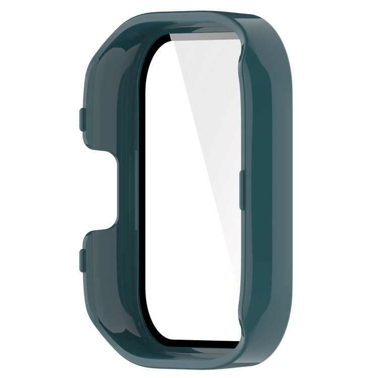 For Xiaomi Redmi Watch 3 PC + Tempered Film Integrated Watch Protective Case(Pine Green) - Watch Cases by buy2fix | Online Shopping UK | buy2fix