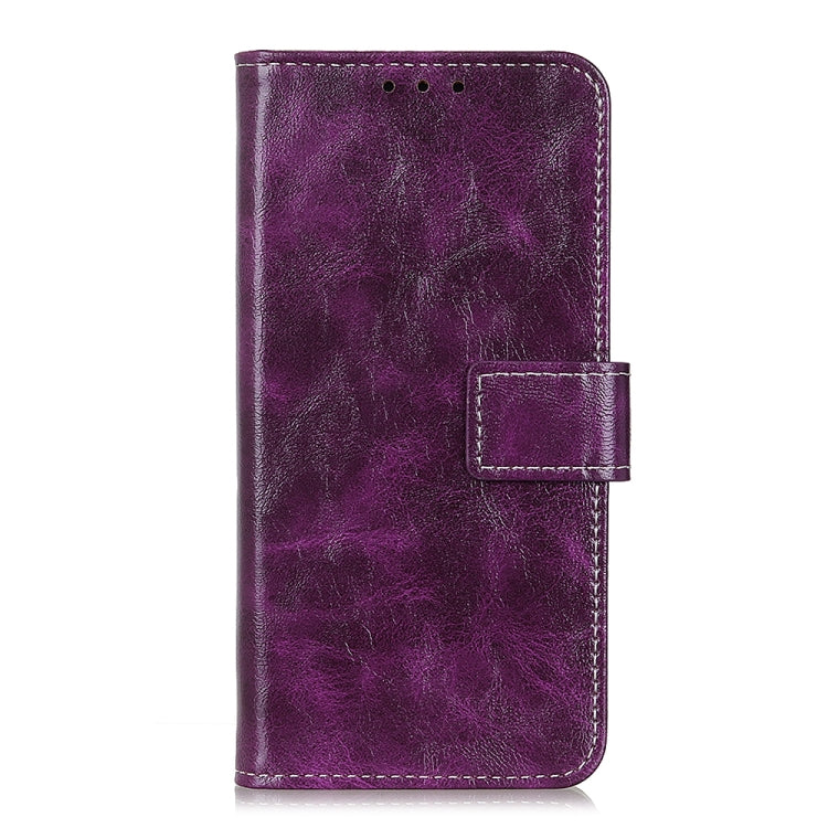 For OnePlus 11 5G Retro Crazy Horse Texture Leather Phone Case(Purple) - OnePlus Cases by buy2fix | Online Shopping UK | buy2fix