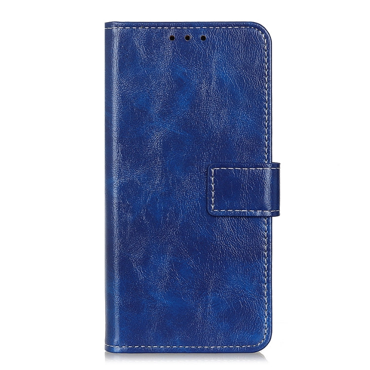 For OnePlus 11 5G Retro Crazy Horse Texture Leather Phone Case(Blue) - OnePlus Cases by buy2fix | Online Shopping UK | buy2fix