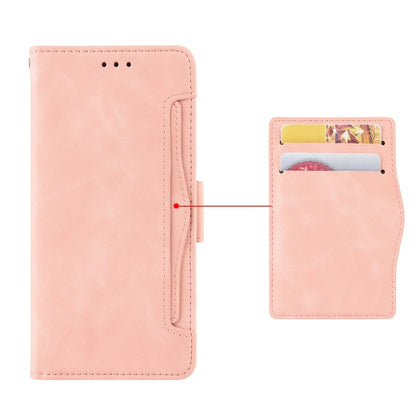 For Blackview BV7200 Skin Feel Calf Texture Card Slots Leather Phone Case(Pink) - More Brand by buy2fix | Online Shopping UK | buy2fix