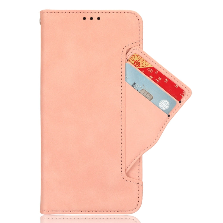 For Blackview BV7200 Skin Feel Calf Texture Card Slots Leather Phone Case(Pink) - More Brand by buy2fix | Online Shopping UK | buy2fix