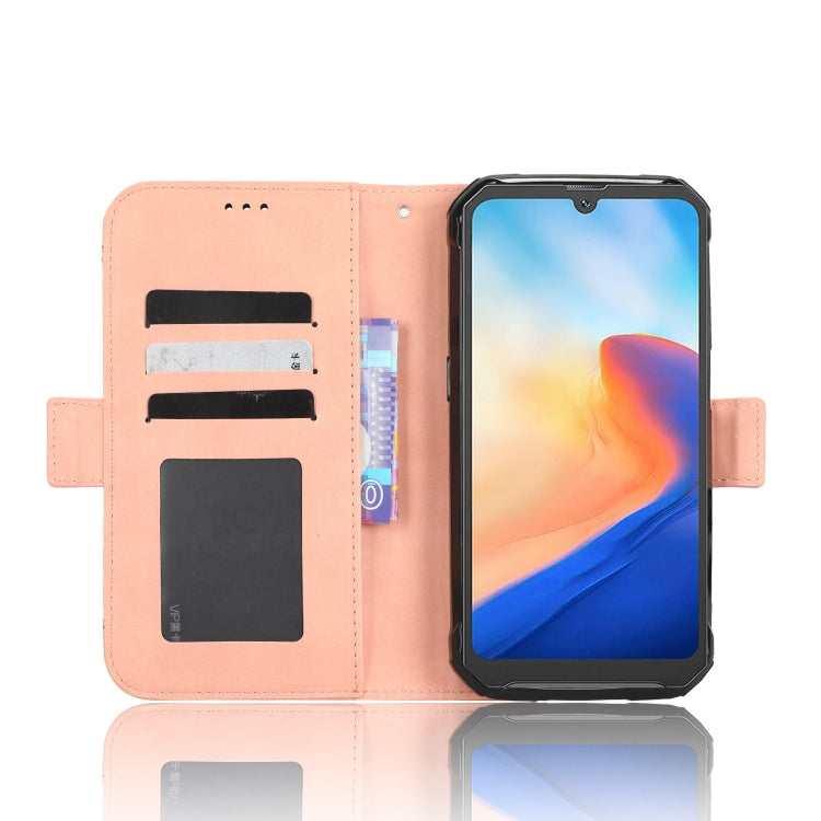 For Blackview BV7200 Skin Feel Calf Texture Card Slots Leather Phone Case(Pink) - More Brand by buy2fix | Online Shopping UK | buy2fix