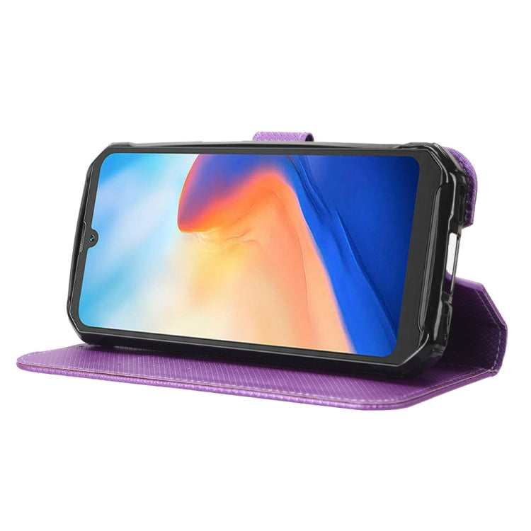 For Blackview BV7200 Diamond Texture Leather Phone Case(Purple) - More Brand by buy2fix | Online Shopping UK | buy2fix