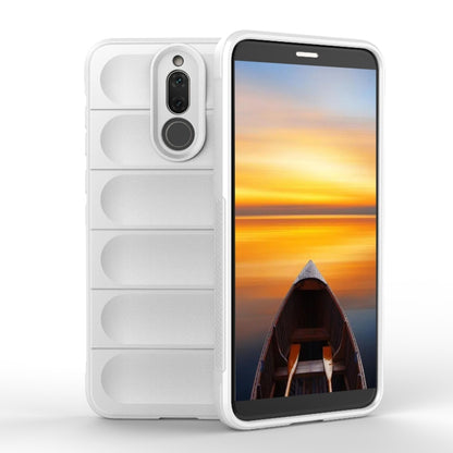 For Huawei Mate 10 Lite Magic Shield TPU + Flannel Phone Case(White) - Huawei Cases by buy2fix | Online Shopping UK | buy2fix