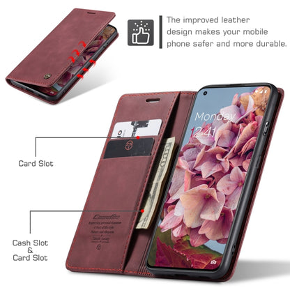 For OnePlus 11 CaseMe 013 Multifunctional Horizontal Flip Leather Phone Case(Wine Red) - OnePlus Cases by CaseMe | Online Shopping UK | buy2fix