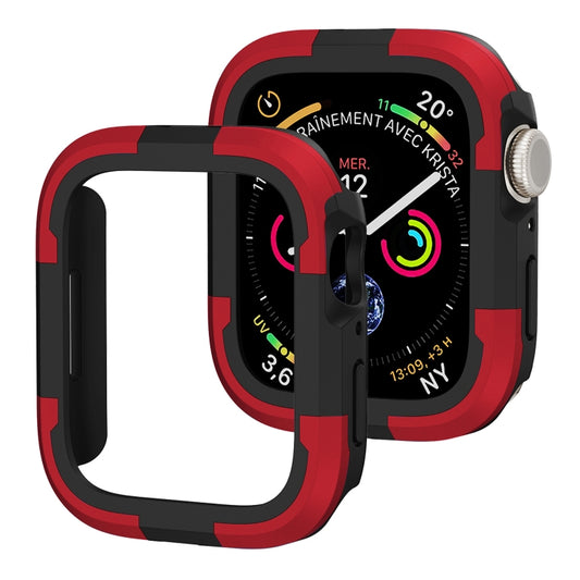 For Apple Watch Series SE 2&6&SE&5&4 40mm Armor Frame Watch Case(Red) - Watch Cases by buy2fix | Online Shopping UK | buy2fix