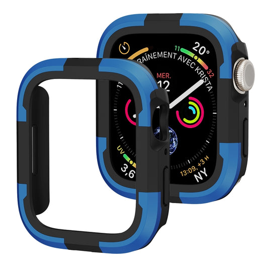 For Apple Watch Series SE 2&6&SE&5&4 40mm Armor Frame Watch Case(Blue) - Watch Cases by buy2fix | Online Shopping UK | buy2fix