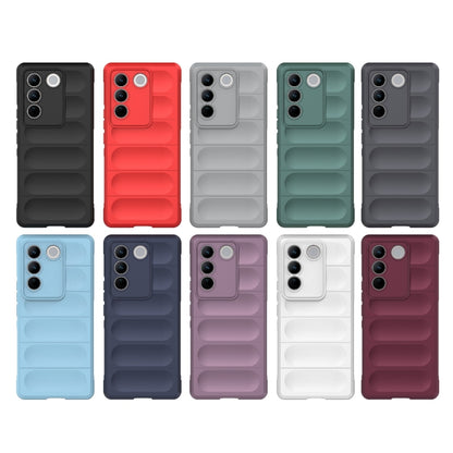 For vivo S16 Pro 5G Magic Shield TPU + Flannel Phone Case(Wine Red) - vivo Cases by buy2fix | Online Shopping UK | buy2fix