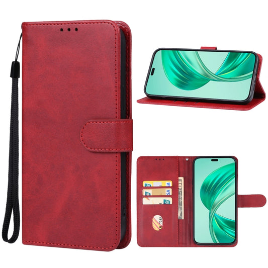 Honor X8b Leather Phone Case(Red) - Honor Cases by buy2fix | Online Shopping UK | buy2fix