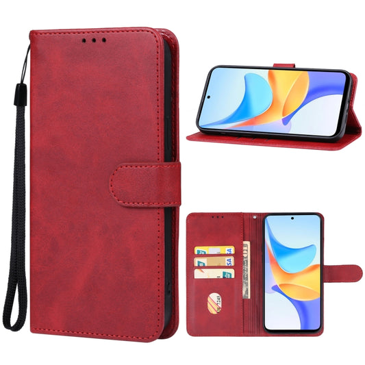 For Honor Play 50 Leather Phone Case(Red) - Honor Cases by buy2fix | Online Shopping UK | buy2fix