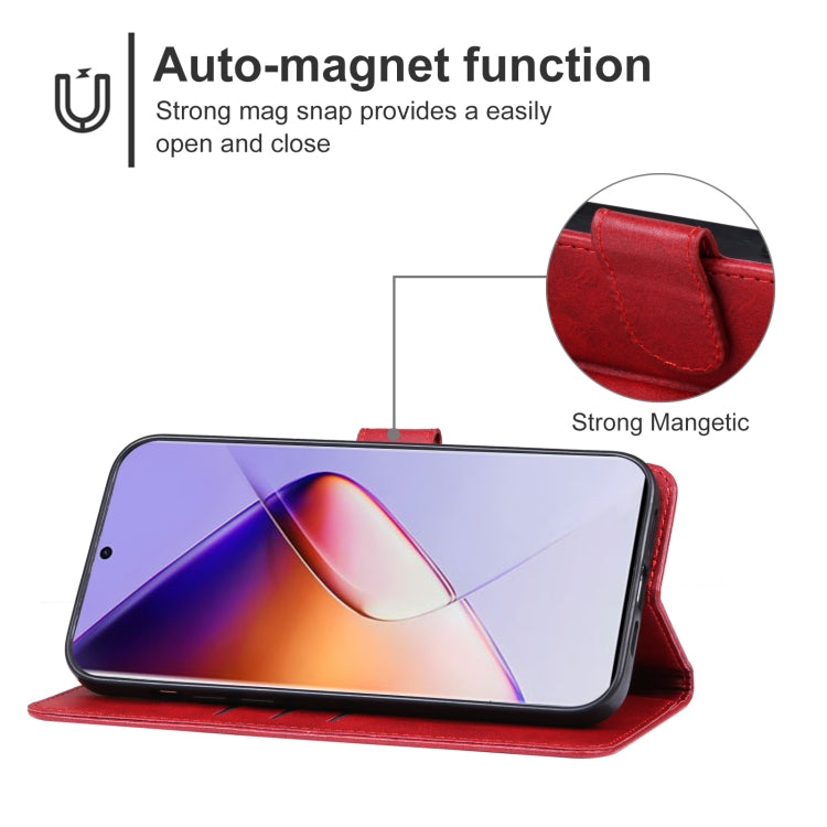For Infinix Note 40 Pro+ 5G Leather Phone Case(Red) - Infinix Cases by buy2fix | Online Shopping UK | buy2fix