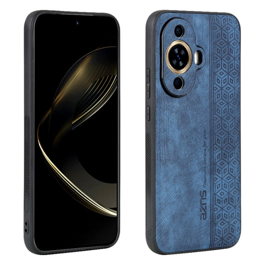 For Huawei nova 11 Pro AZNS 3D Embossed Skin Feel Phone Case(Sapphire Blue) - Huawei Cases by AZNS | Online Shopping UK | buy2fix