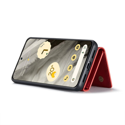 For Google Pixel 8 DG.MING M1 Series 3-Fold Multi Card Wallet + Magnetic Phone Case(Red) - Google Cases by DG.MING | Online Shopping UK | buy2fix