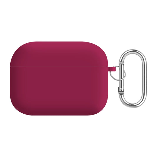 For AirPods 3 PC Lining Silicone Bluetooth Earphone Protective Case(Rose Red) - For AirPods 3 by buy2fix | Online Shopping UK | buy2fix