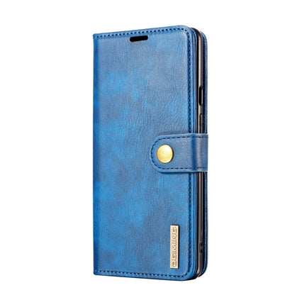 For OnePlus 8 Pro DG.MING Crazy Horse Texture Flip Detachable Magnetic Leather Case with Holder & Card Slots & Wallet (Blue) - OnePlus Cases by DG.MING | Online Shopping UK | buy2fix