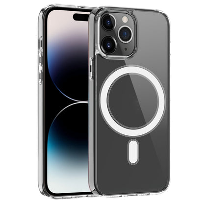 For iPhone 16 Pro Max MagSafe Clear Acrylic PC +TPU Phone Case(Transparent) - iPhone 16 Pro Max Cases by buy2fix | Online Shopping UK | buy2fix