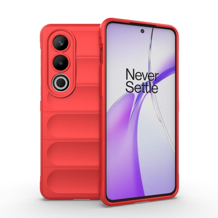 For OnePlus Ace 3V Magic Shield TPU + Flannel Phone Case(Red) - OnePlus Cases by buy2fix | Online Shopping UK | buy2fix