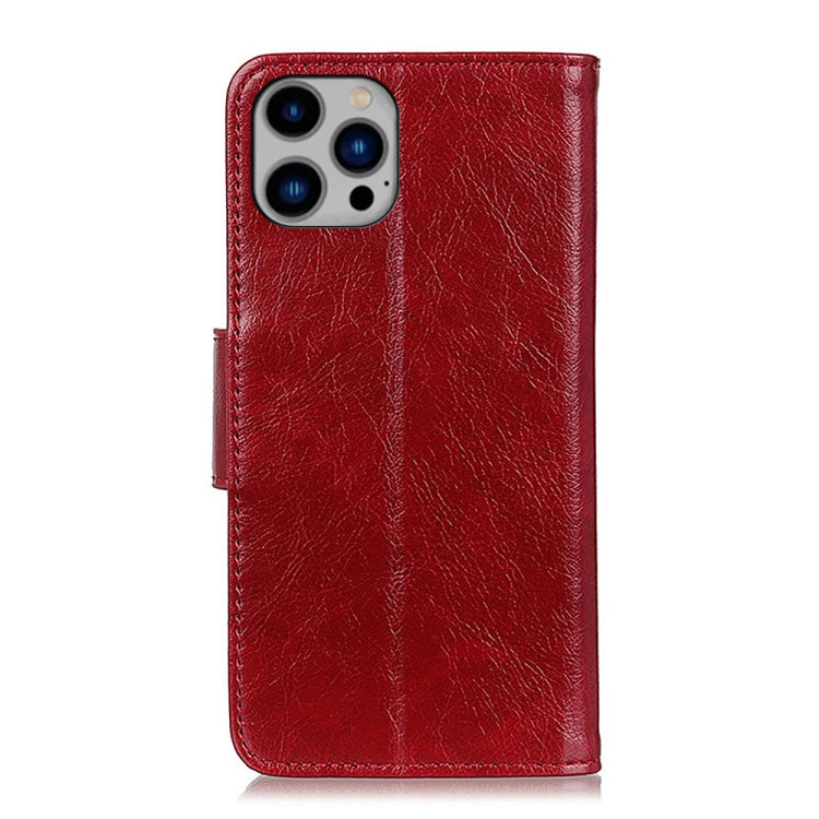 For iPhone 16 Pro Max Nappa Texture Leather Case(Red) - iPhone 16 Pro Max Cases by buy2fix | Online Shopping UK | buy2fix