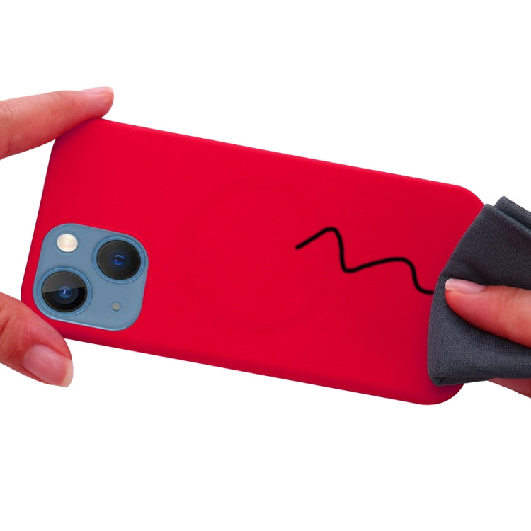 For iPhone 15 Plus Shockproof Silicone Magsafe Phone Case(Red) - iPhone 15 Plus Cases by buy2fix | Online Shopping UK | buy2fix