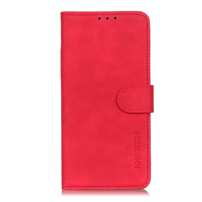 For iPhone 16 Pro KHAZNEH Retro Texture Leather Phone Case(Red) - iPhone 16 Pro Cases by buy2fix | Online Shopping UK | buy2fix