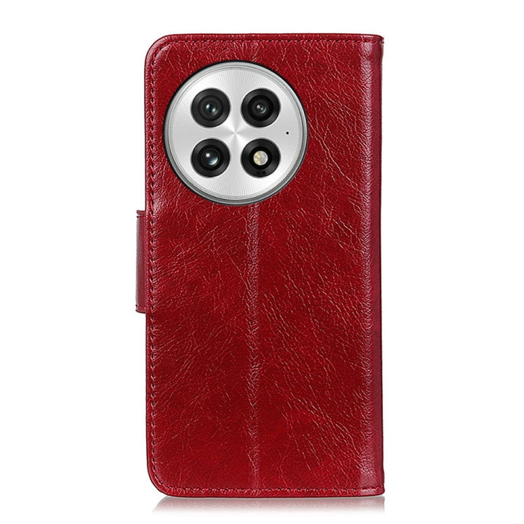 For OnePlus 13 Nappa Texture Leather Phone Case(Red) - OnePlus Cases by buy2fix | Online Shopping UK | buy2fix