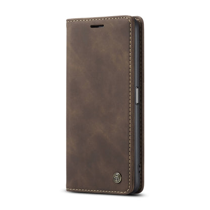 For OPPO A58 5G / A58X 5G CaseMe 013 Multifunctional Horizontal Flip Leather Phone Case(Coffee) - OPPO Cases by CaseMe | Online Shopping UK | buy2fix