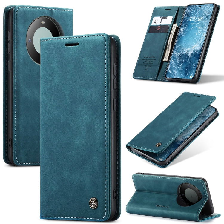 For Huawei Mate 60 CaseMe 013 Multifunctional Horizontal Flip Leather Phone Case(Blue) - Huawei Cases by CaseMe | Online Shopping UK | buy2fix