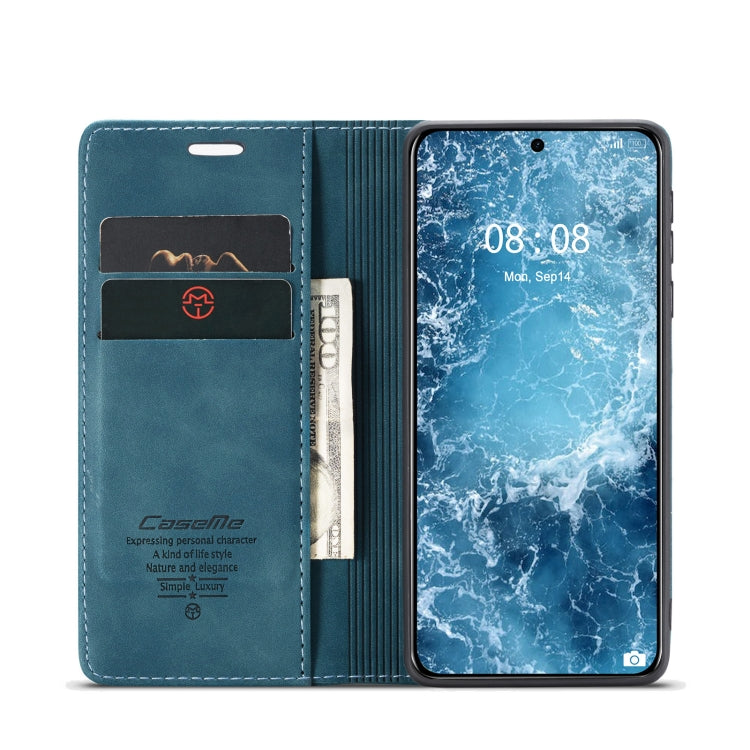 For Huawei Mate 60 CaseMe 013 Multifunctional Horizontal Flip Leather Phone Case(Blue) - Huawei Cases by CaseMe | Online Shopping UK | buy2fix