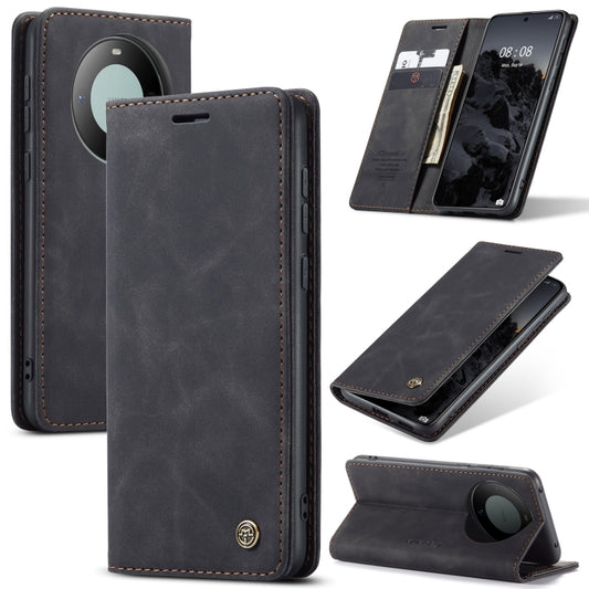 For Huawei Mate 60 CaseMe 013 Multifunctional Horizontal Flip Leather Phone Case(Black) - Huawei Cases by CaseMe | Online Shopping UK | buy2fix