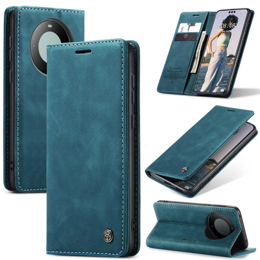 For Huawei Mate 60 Pro / 60 Pro+ CaseMe 013 Multifunctional Horizontal Flip Leather Phone Case(Blue) - Huawei Cases by CaseMe | Online Shopping UK | buy2fix