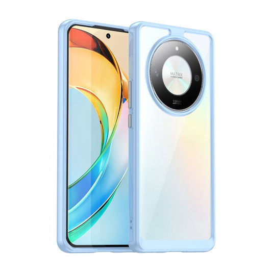 For Honor X50 Pro Colorful Series Acrylic Hybrid TPU Phone Case(Blue) - Honor Cases by buy2fix | Online Shopping UK | buy2fix