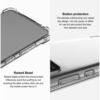 For Motorola Edge 50 Fusion 5G imak Shockproof Airbag TPU Phone Case(Transparent) - Motorola Cases by imak | Online Shopping UK | buy2fix