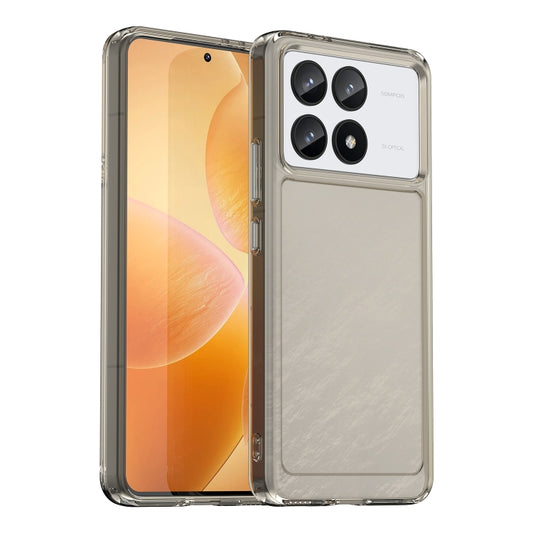 For Xiaomi Redmi K70 Pro Candy Series TPU Phone Case(Transparent Grey) - K70 Pro Cases by buy2fix | Online Shopping UK | buy2fix