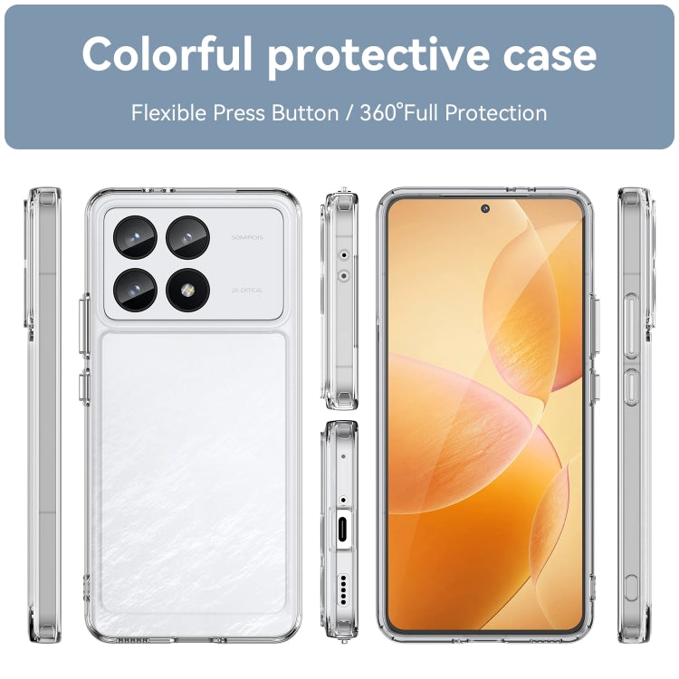 For Xiaomi Redmi K70 Pro Candy Series TPU Phone Case(Transparent) - K70 Pro Cases by buy2fix | Online Shopping UK | buy2fix