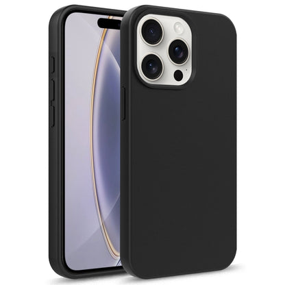 For iPhone 16 Pro Starry Series Shockproof Straw Material + TPU Protective Case(Black) - iPhone 16 Pro Cases by buy2fix | Online Shopping UK | buy2fix