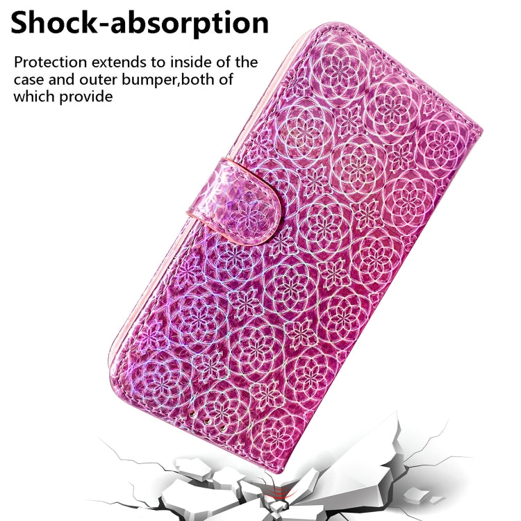 For Xiaomi Poco M6 Pro 4G Colorful Magnetic Buckle Leather Phone Case(Pink) - Xiaomi Cases by buy2fix | Online Shopping UK | buy2fix